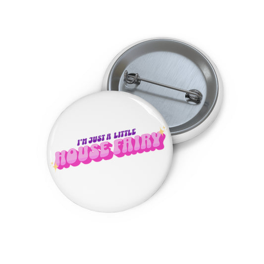 House Fairy Pin Button