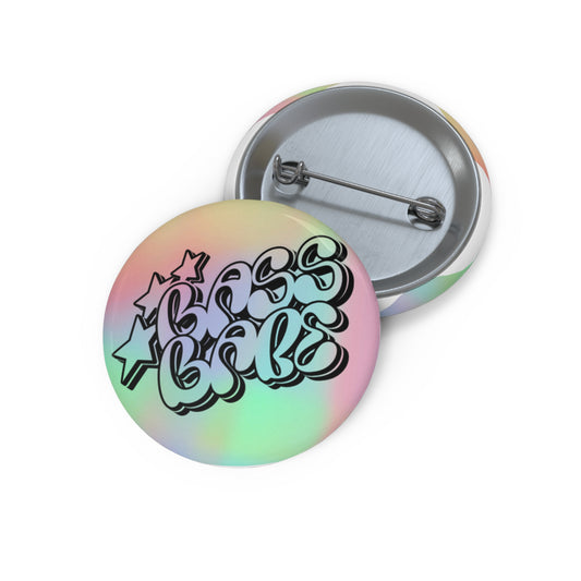 Bass Babe Pin Button