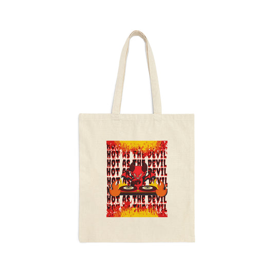 Dubstep Demon Canvas Tote Bag