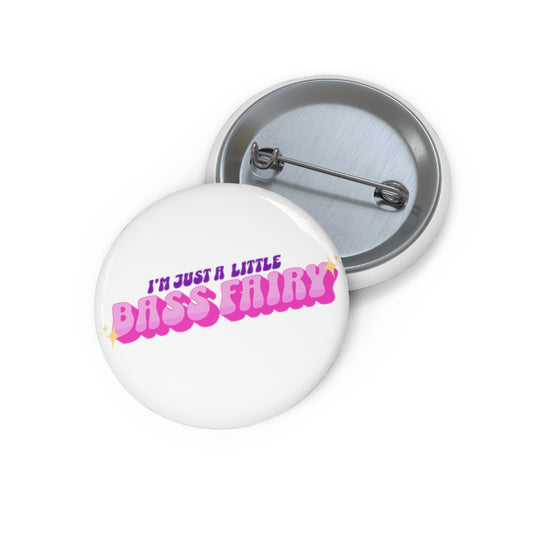 Bass Fairy Pin Button