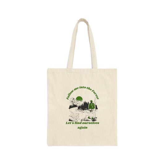 Into The Forest Canvas Tote Bag