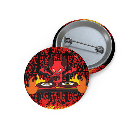 Dubstep Demon V.1 Pin Button